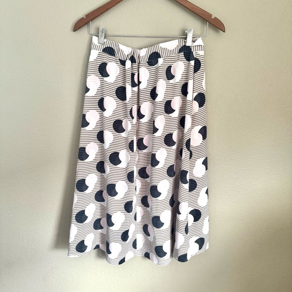 ❤️5/$25 1. State Bubble Print Polka Dot Midi Skirt Pink Size Small - Picture 6 of 6